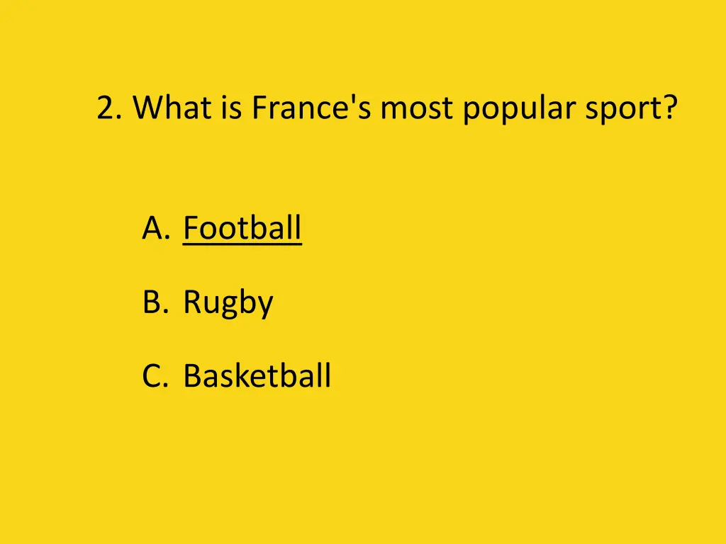 2 what is france s most popular sport