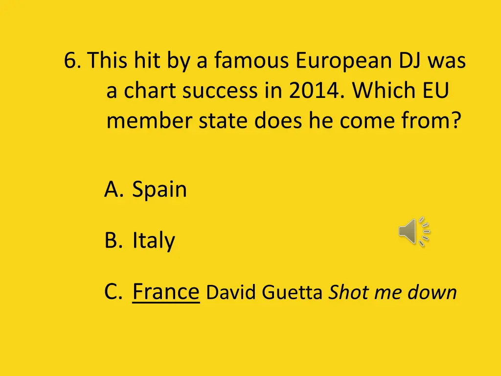 6 this hit by a famous european dj was a chart