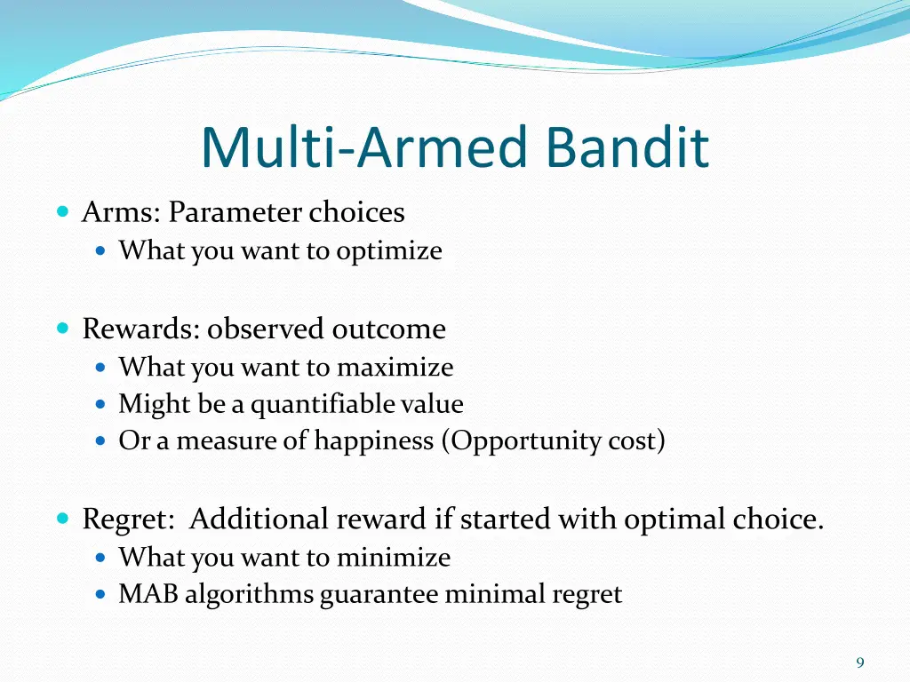 multi armed bandit 2