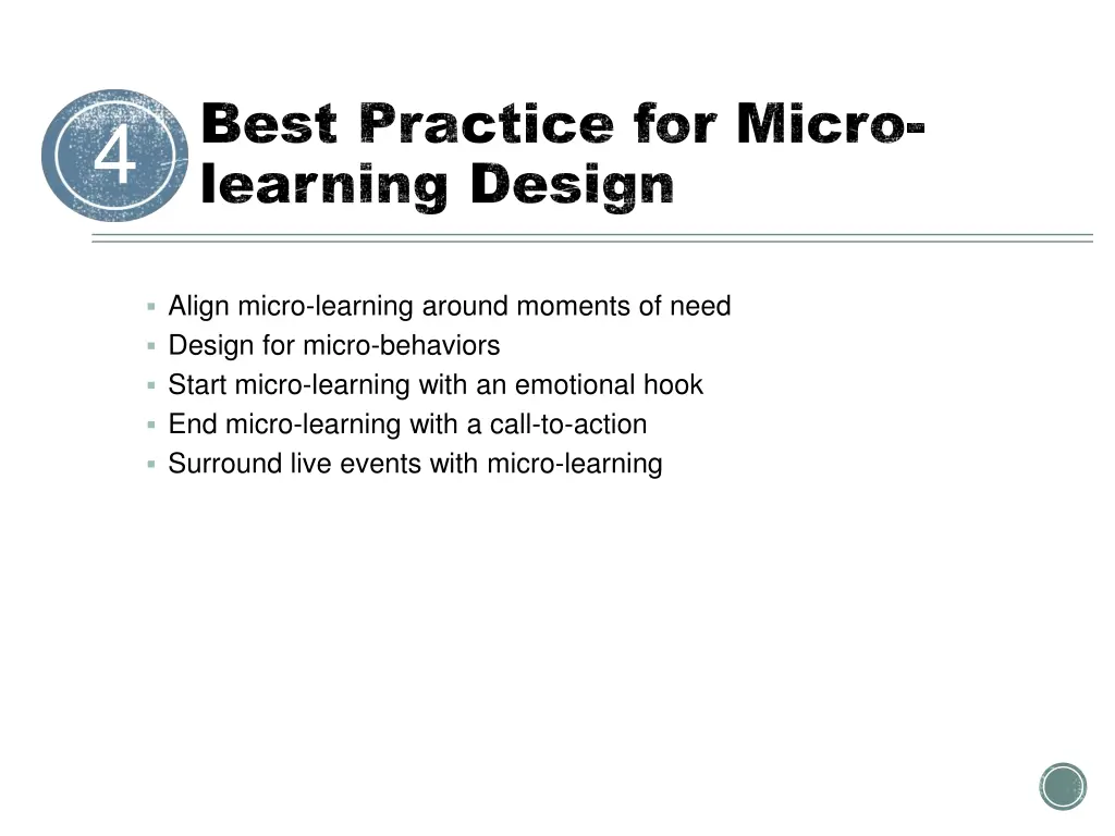 best practice for micro best practice for micro