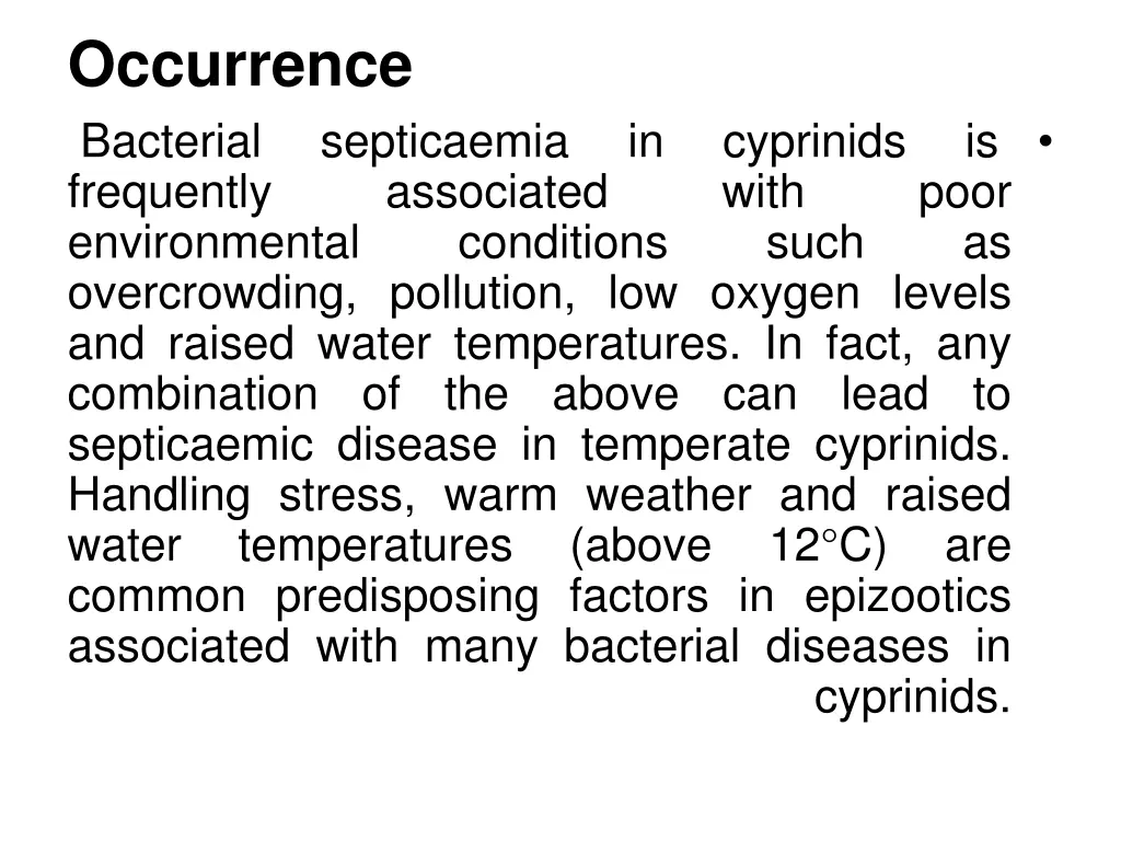 occurrence bacterial frequently environmental