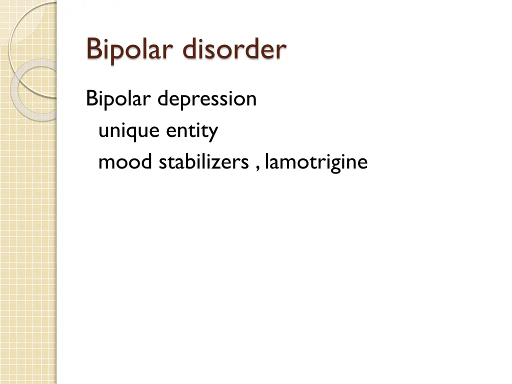 bipolar disorder 1