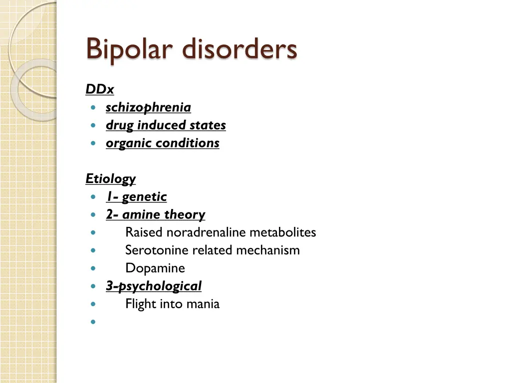 bipolar disorders 2