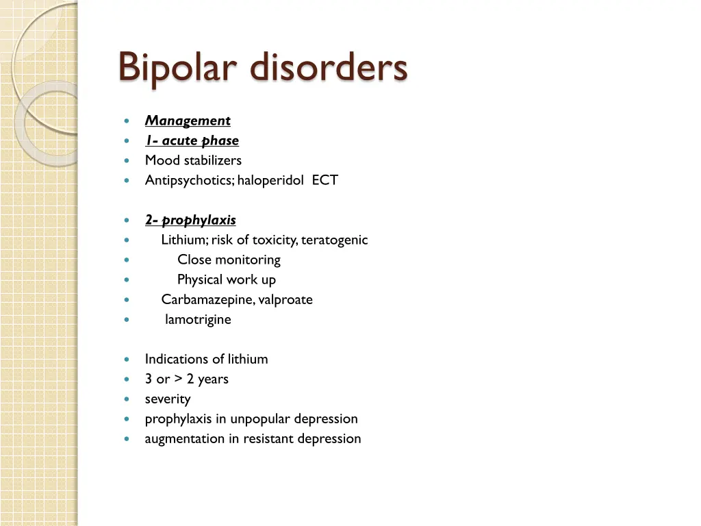 bipolar disorders 3