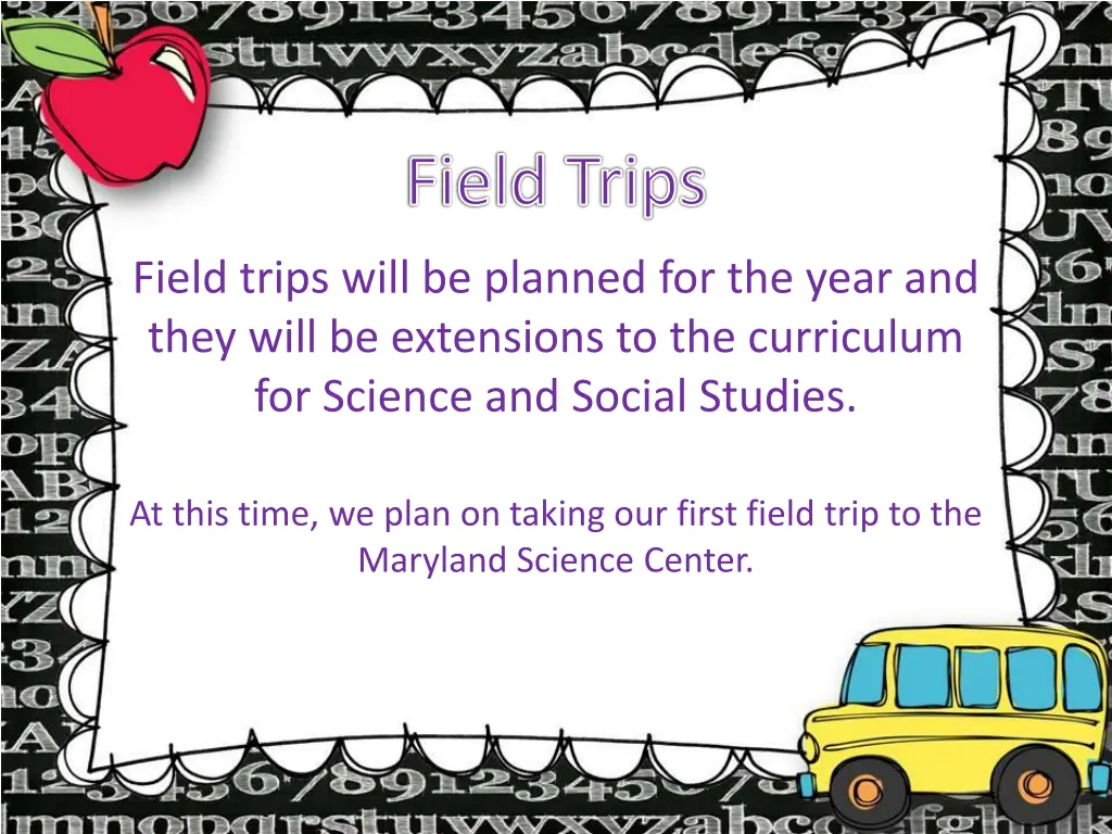 field trips