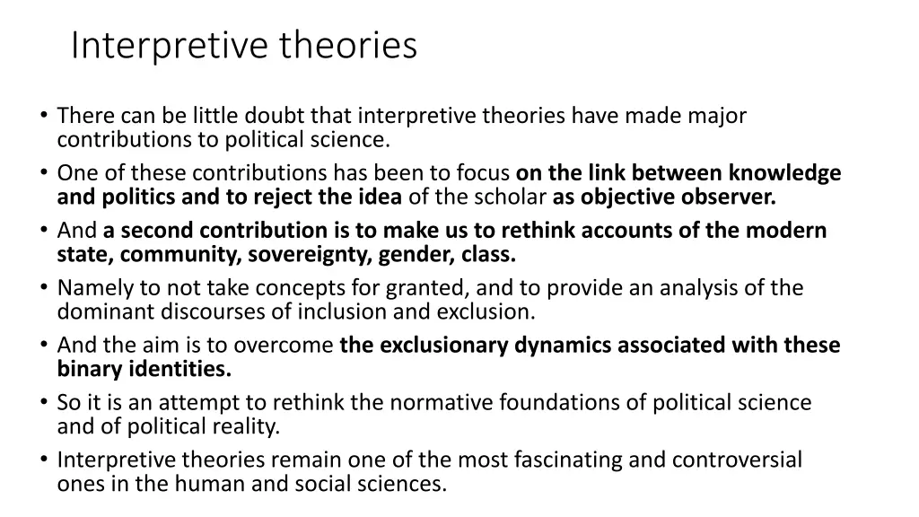 interpretive theories 3