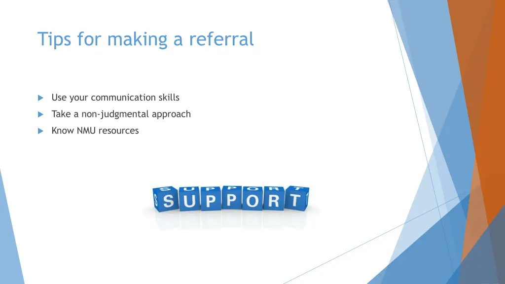 tips for making a referral