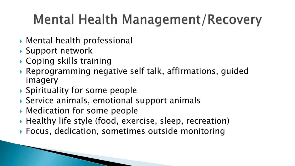 mental health professional support network coping