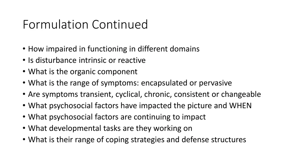 formulation continued 1