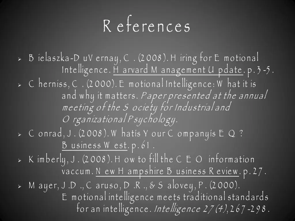 r eferences