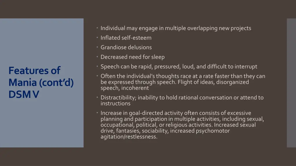 individual may engage in multiple overlapping