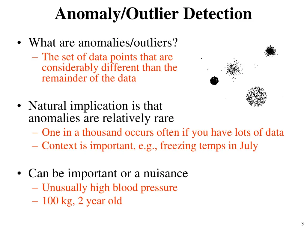 anomaly outlier detection