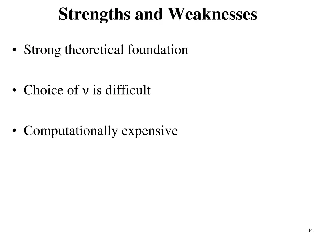 strengths and weaknesses 1