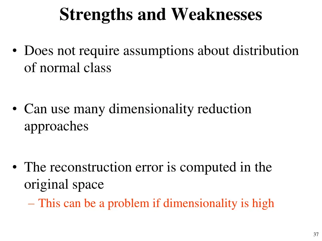 strengths and weaknesses