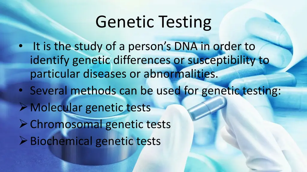 genetic testing