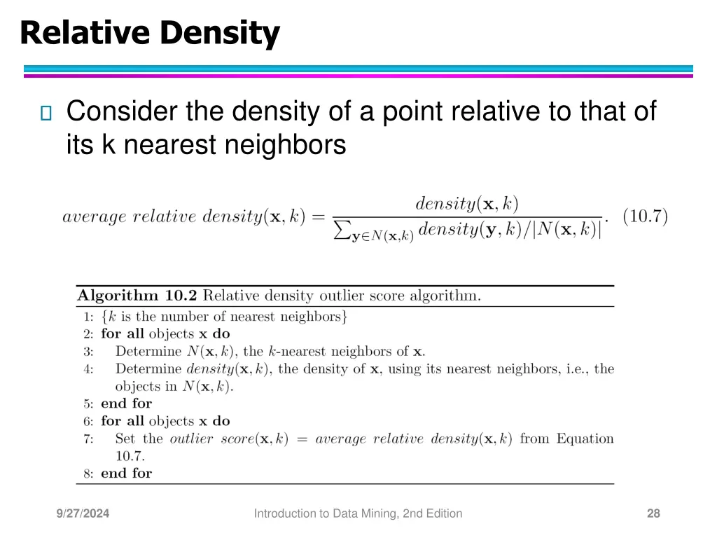 relative density