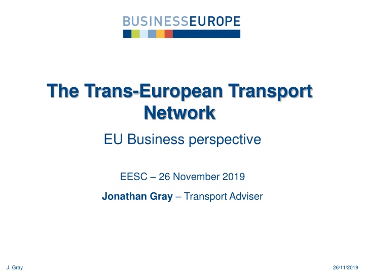 the trans european transport network