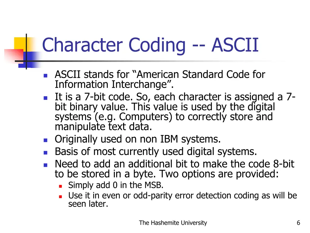 character coding ascii