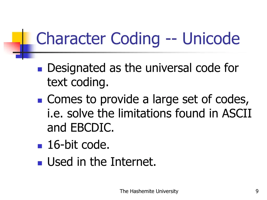 character coding unicode