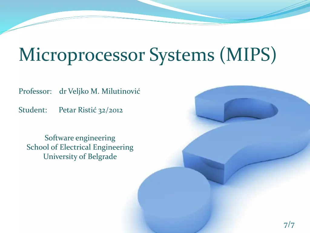 microprocessor systems mips