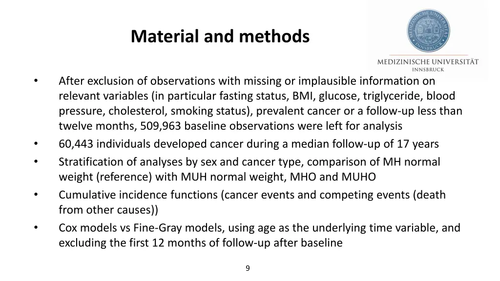 material and methods