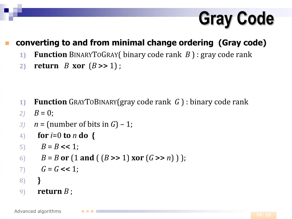 gray code 5