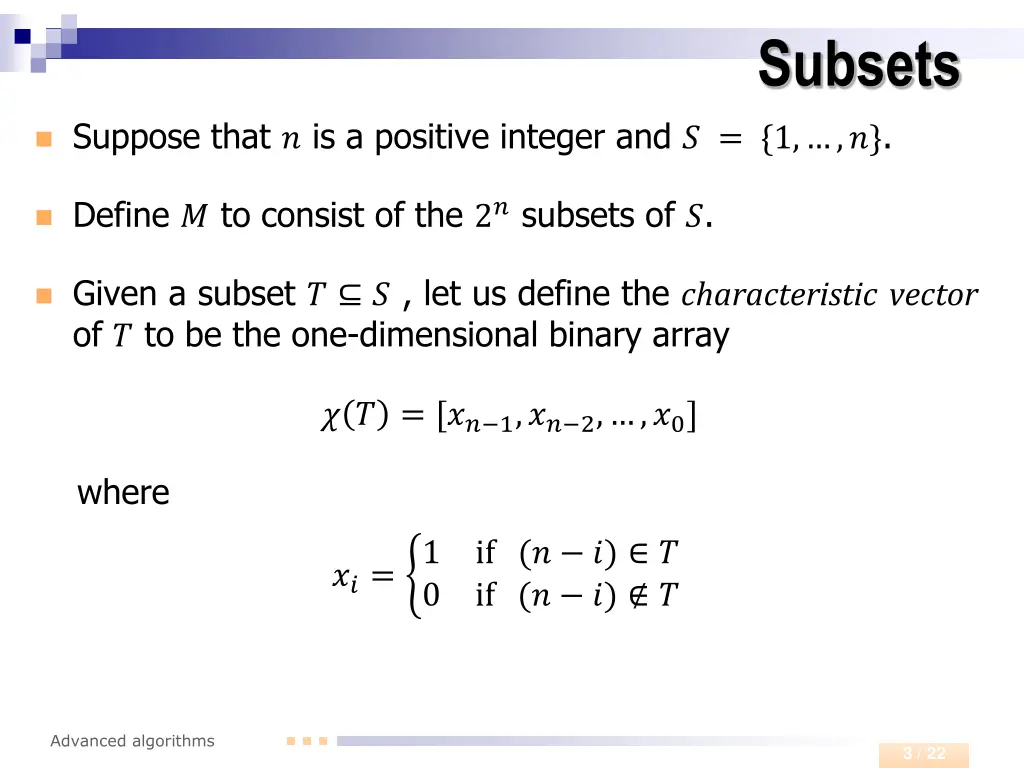 subsets