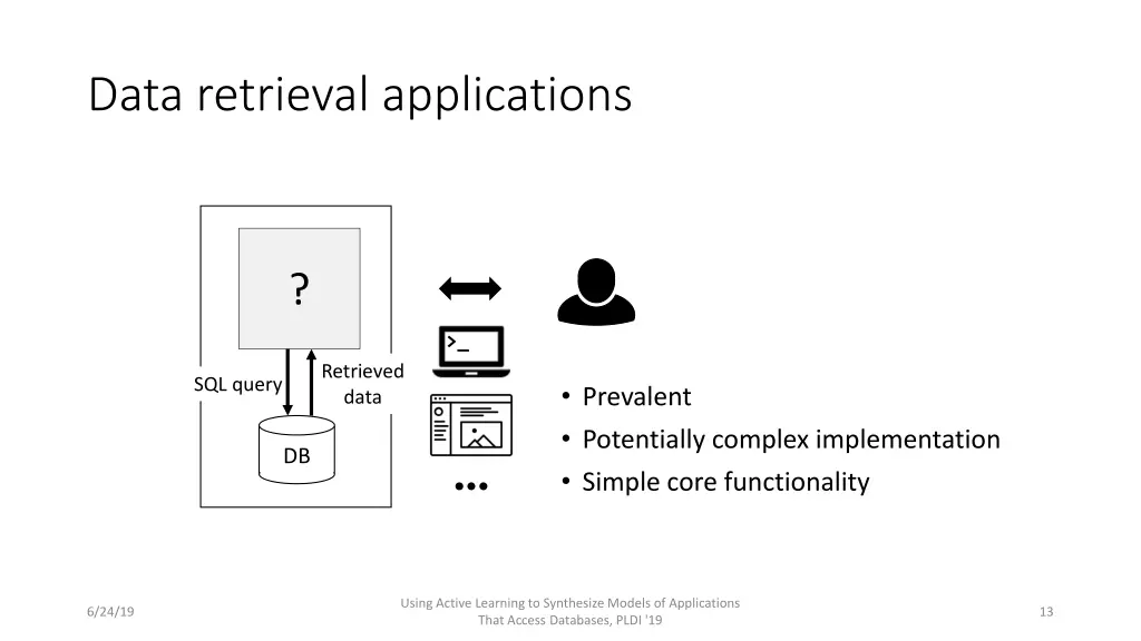 data retrieval applications