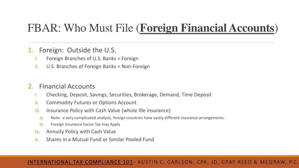 fbar who must file foreign financial accounts