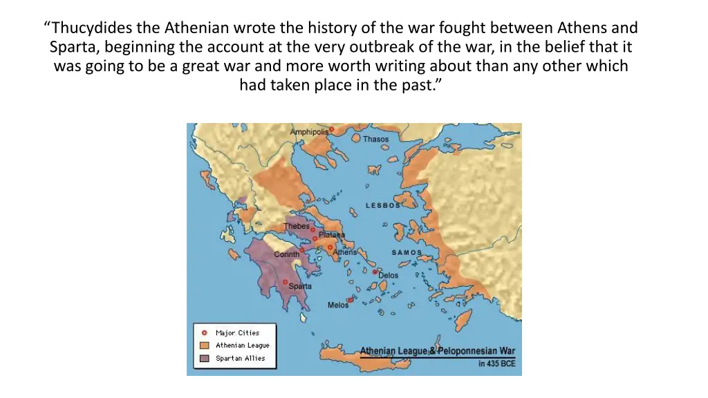 thucydides the athenian wrote the history