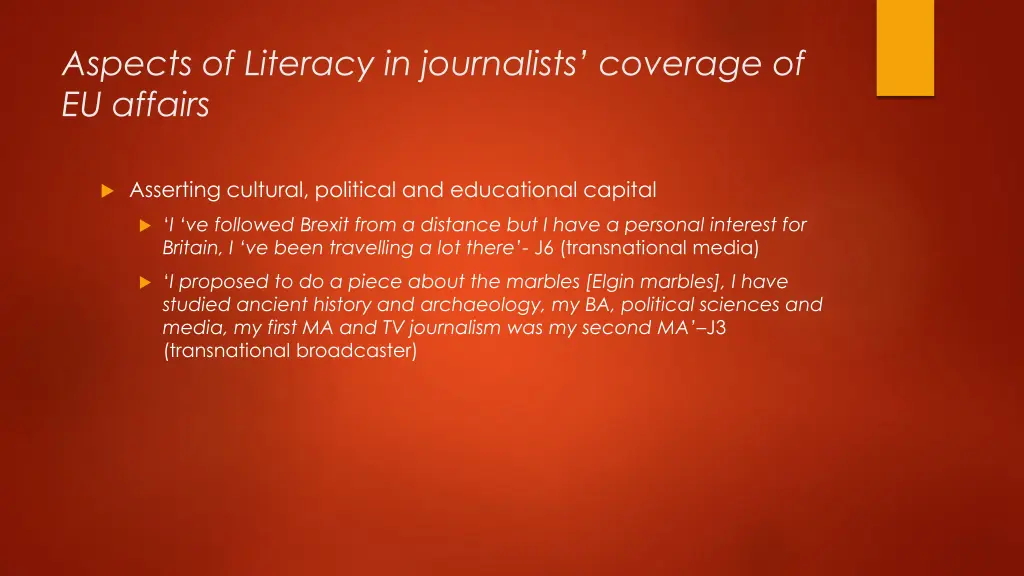 aspects of literacy in journalists coverage 1