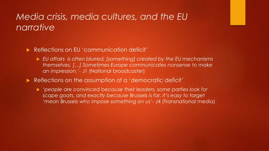 media crisis media cultures and the eu narrative 1