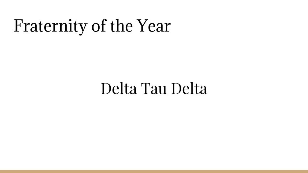 fraternity of the year 1