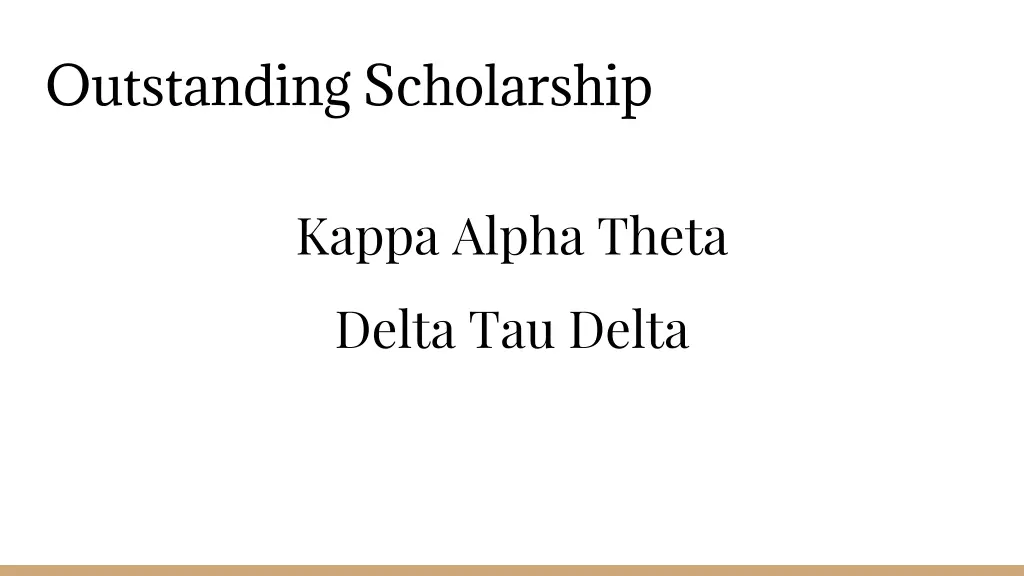 outstanding scholarship 1