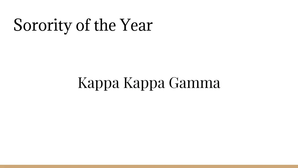 sorority of the year 1