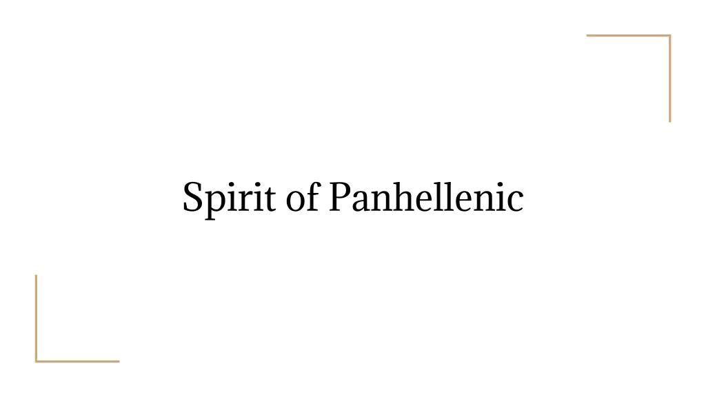 spirit of panhellenic