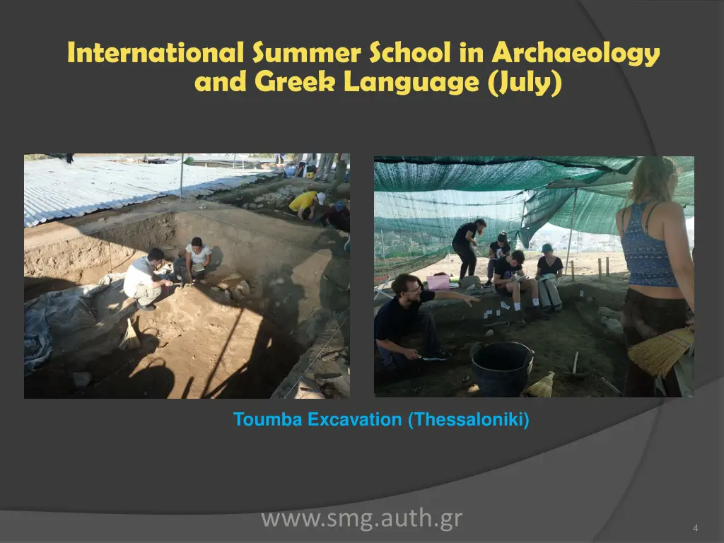 international summer school in archaeology 1