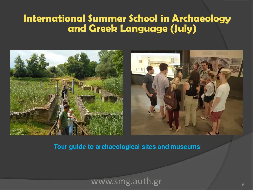 international summer school in archaeology 2