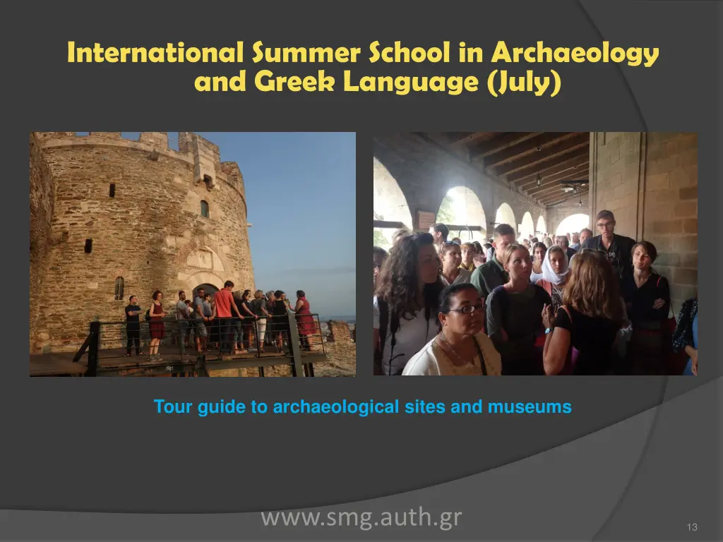 international summer school in archaeology 8