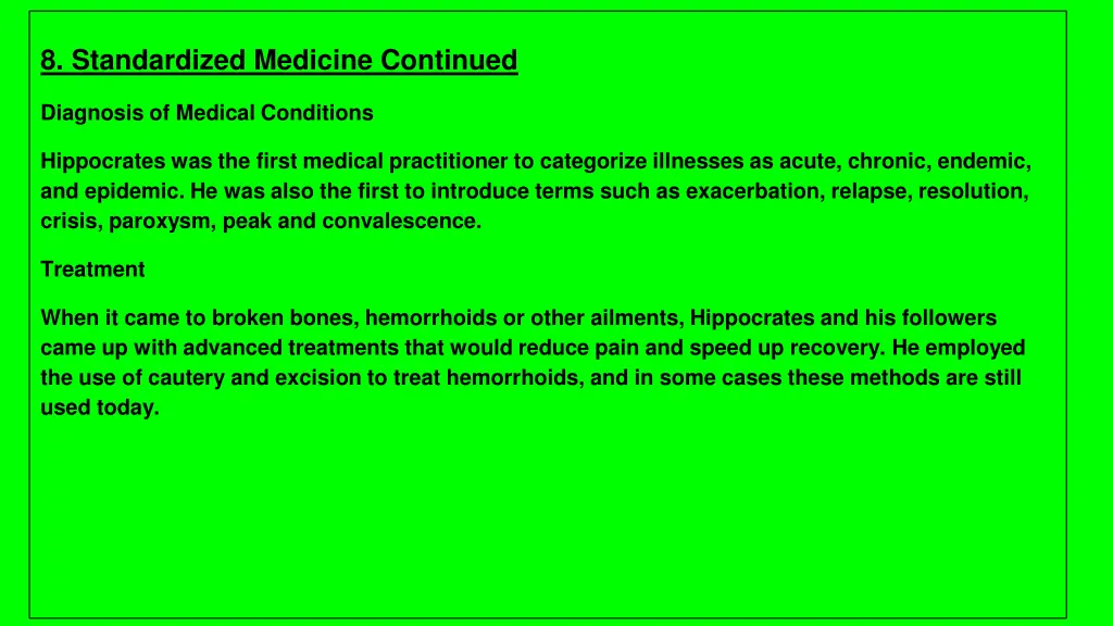 8 standardized medicine continued 1