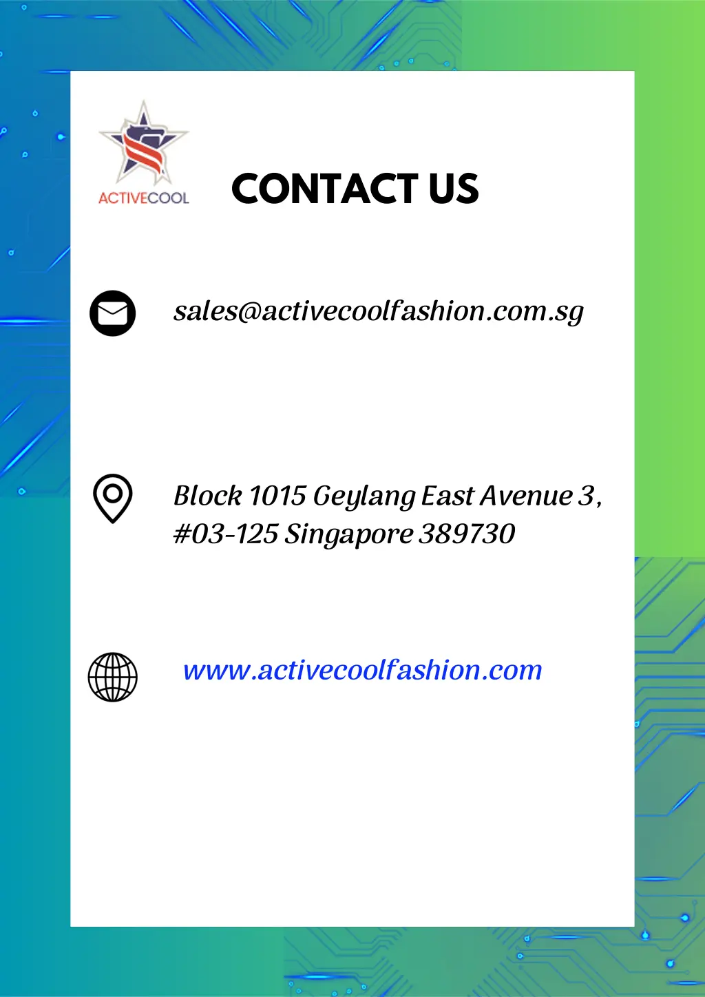 contact us