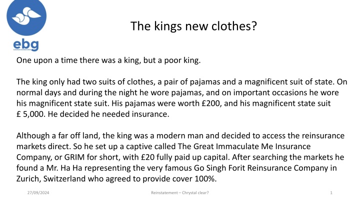 the kings new clothes