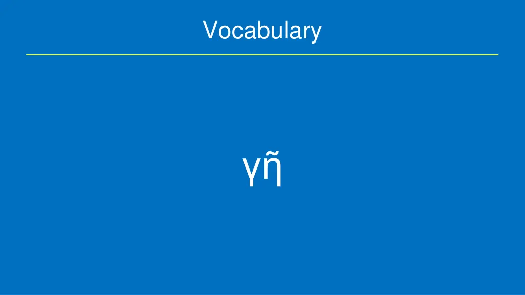 vocabulary 2