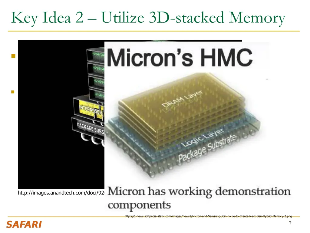 key idea 2 utilize 3d stacked memory