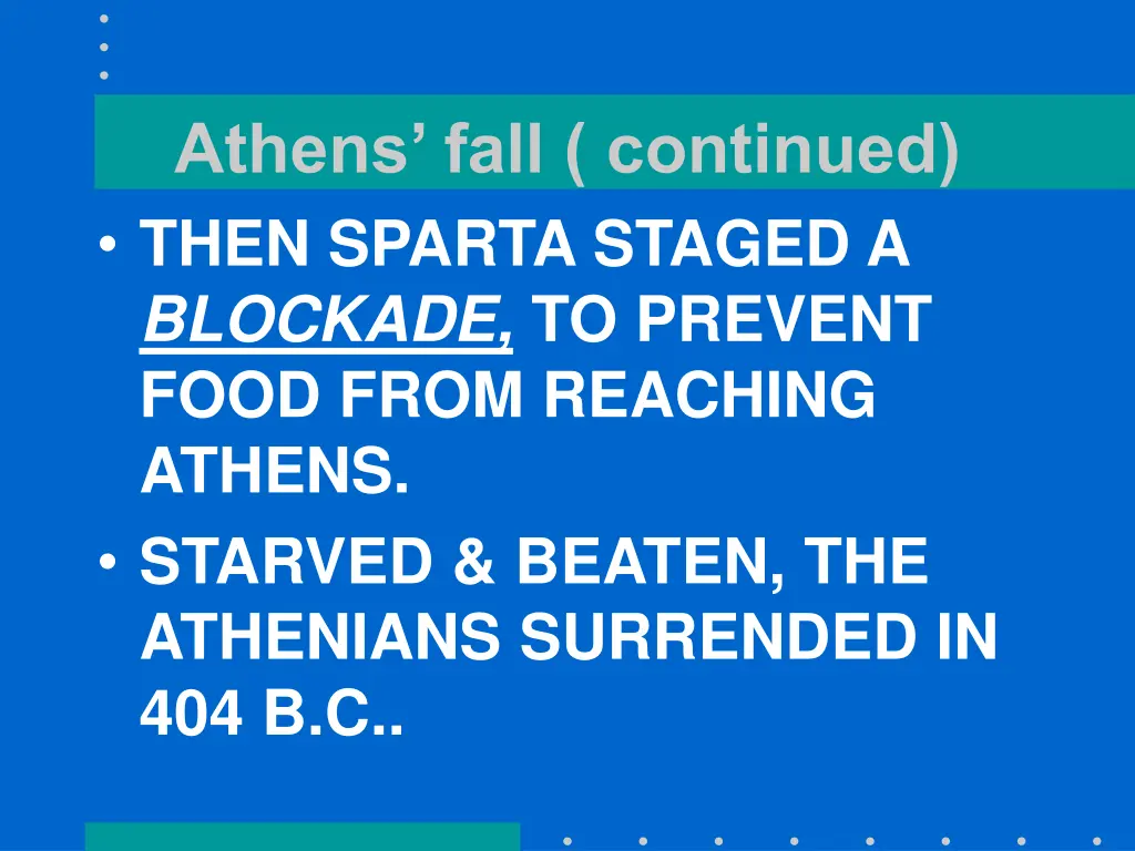 athens fall continued then sparta staged