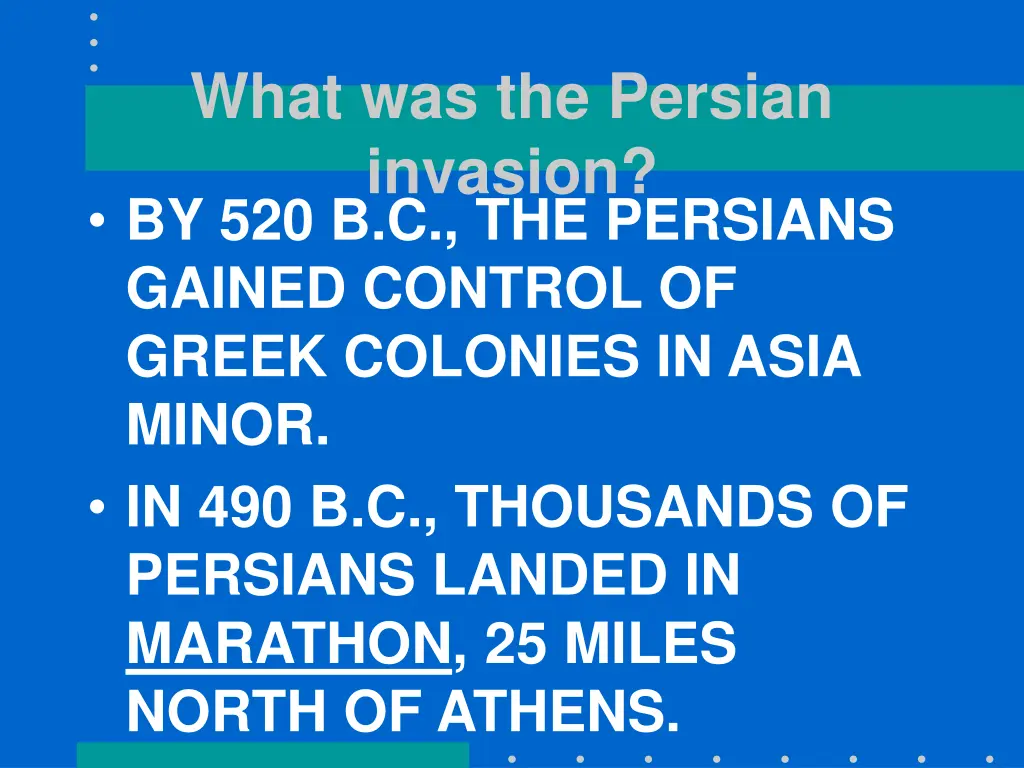 what was the persian invasion