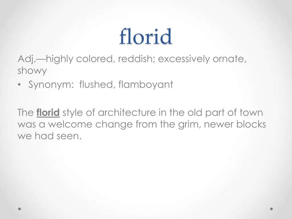 florid