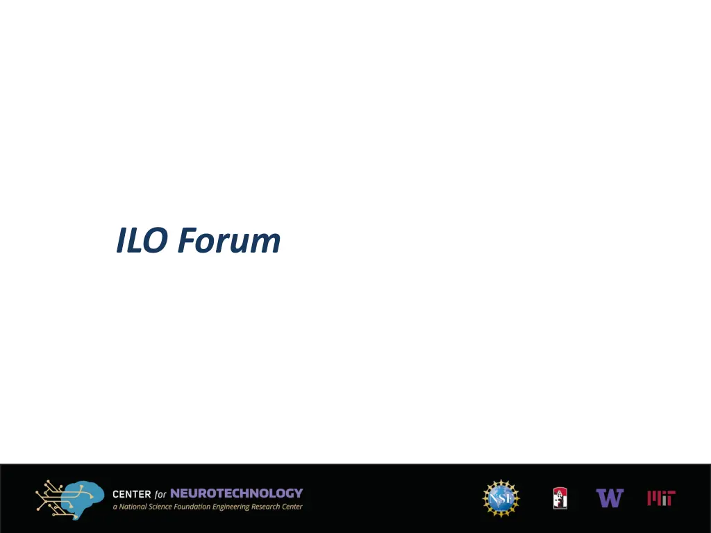 ilo forum