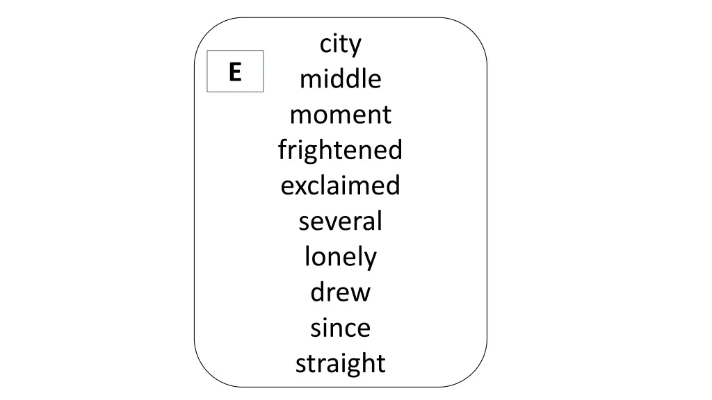 city middle moment frightened exclaimed several