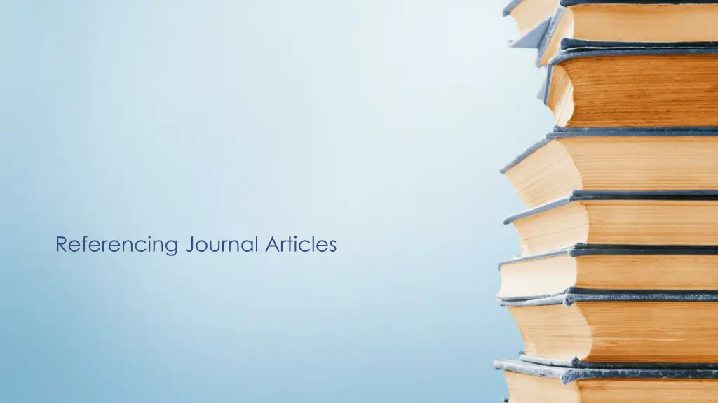 referencing journal articles